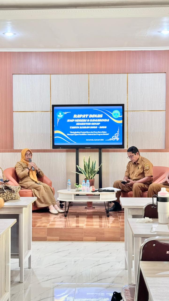 Rapat Dinas SMP Negeri 9 Samarinda Semester Genap 2025/2026