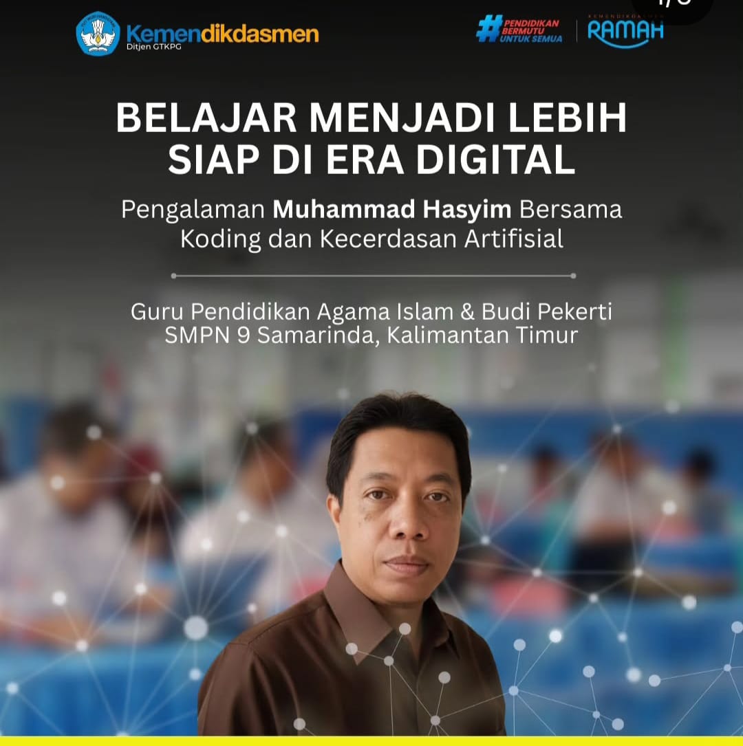 Pemanfaatan Koding dan Kecerdasan Artifisial untuk Pembelajaran Relevan di SMP Negeri 9 Samarinda