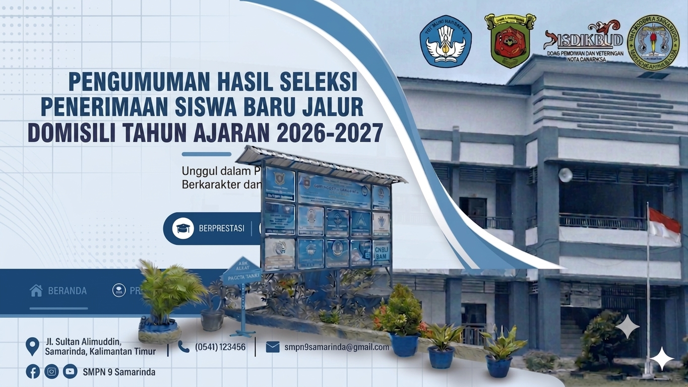 Pengumuman Hasil Seleksi Penerimaan Murid Baru Jalur Domisili Tahun Ajaran 2026/2027