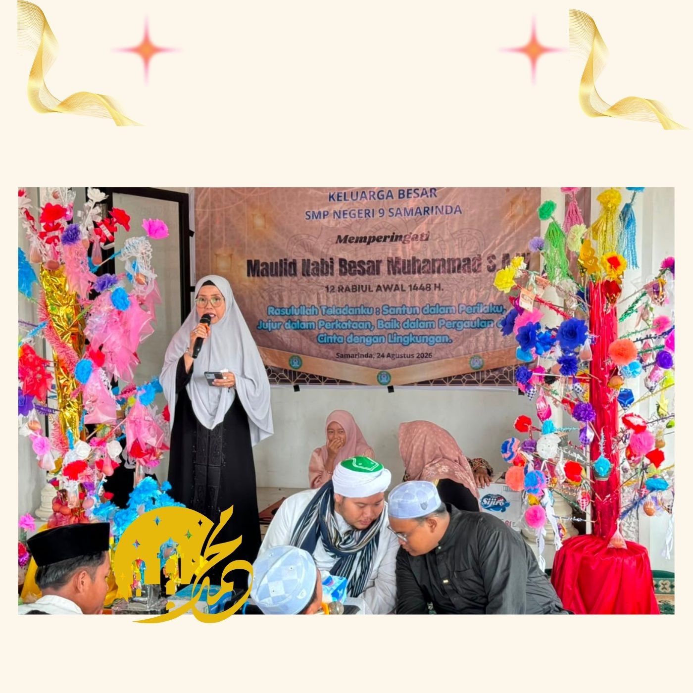 Peringatan Maulid Nabi Muhammad SAW 1448 H di SMP Negeri 9 Samarinda
