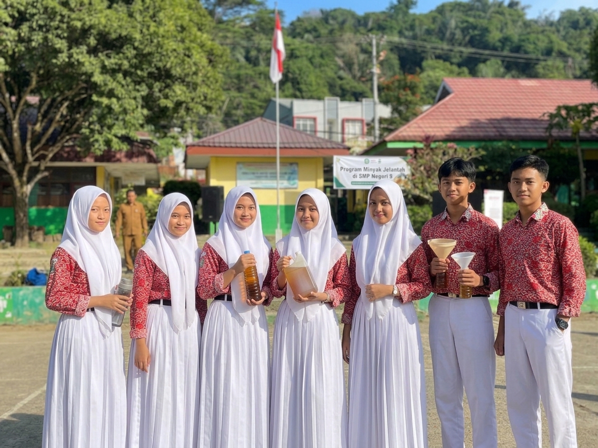 Program Minyak Jelantah SMP Negeri 9 Samarinda