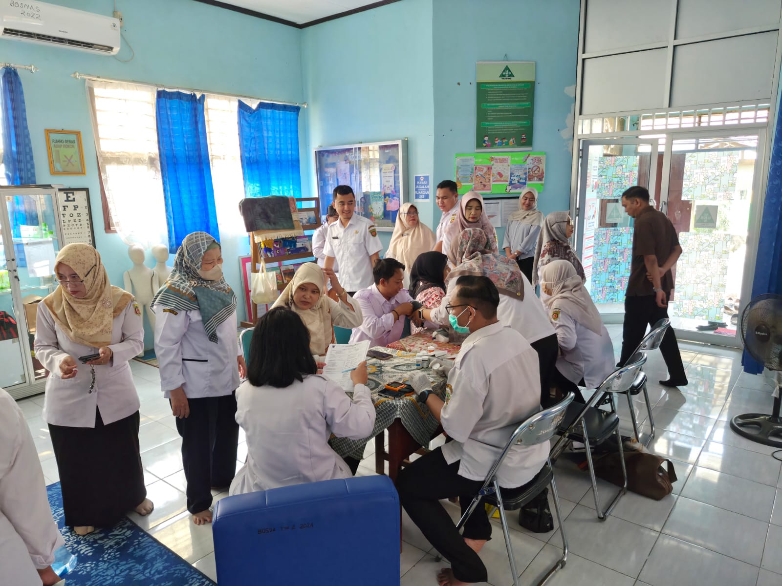 Skrining Kesehatan Guru dan Tendik SMP Negeri 9 Samarinda
